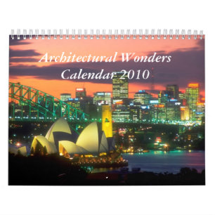 Architectural sights of the world calendar 2010