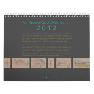 Architectural Sketches Calendar 2012 by Janejira