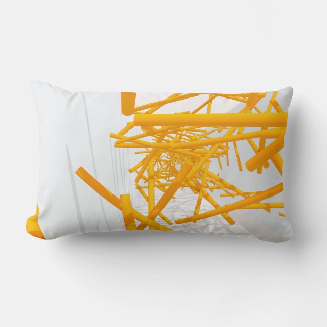 Architectural Space Distortion Lumbar Cushion (Front)