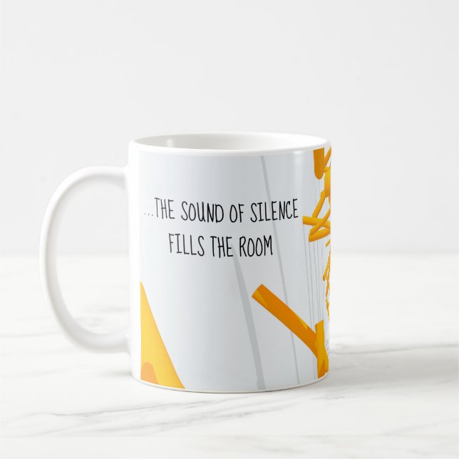 Architectural Space with Bright Geometrical Shape Coffee Mug (Left)
