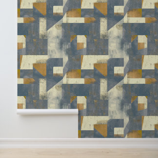 Architectural strict shapes scandinavian colour  wallpaper