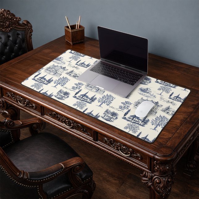 Architectural Toile Desk Mat (Creator Uploaded)