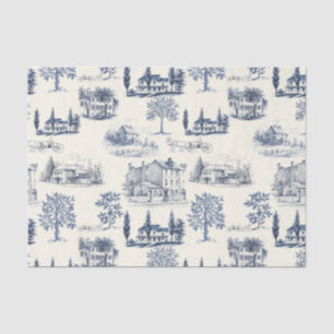 Architectural Toile Tissue Paper
