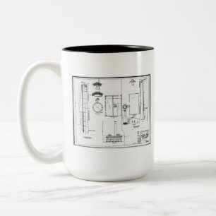 Architectural: U.S. Naval Air Station Two-Tone Coffee Mug
