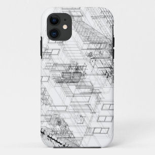 Architectural wire frame Iphone case