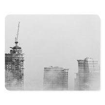 Architecture amazing view with clouds and Building