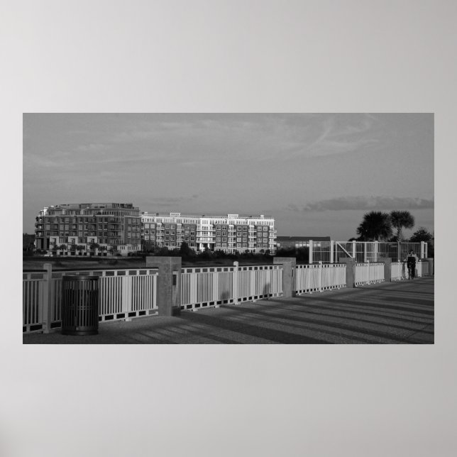 Architecture at the Ravenel Bridge Poster (Front)