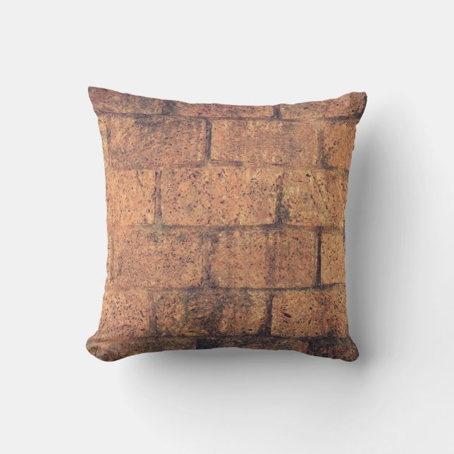 Architecture bricks wall stoneworks cushion (Front)