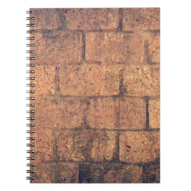 Architecture bricks wall stoneworks notebook (Front)
