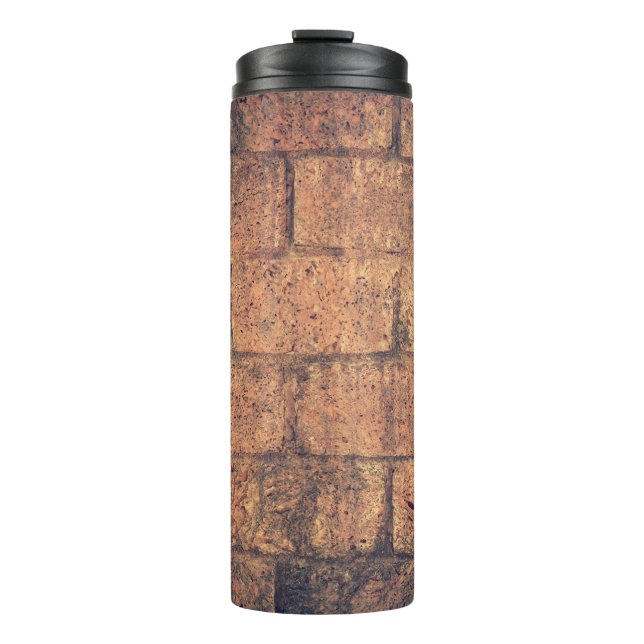 Architecture bricks wall stoneworks thermal tumbler (Front)