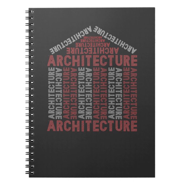 Architecture Building Graphic Modern Construction Notebook (Front)