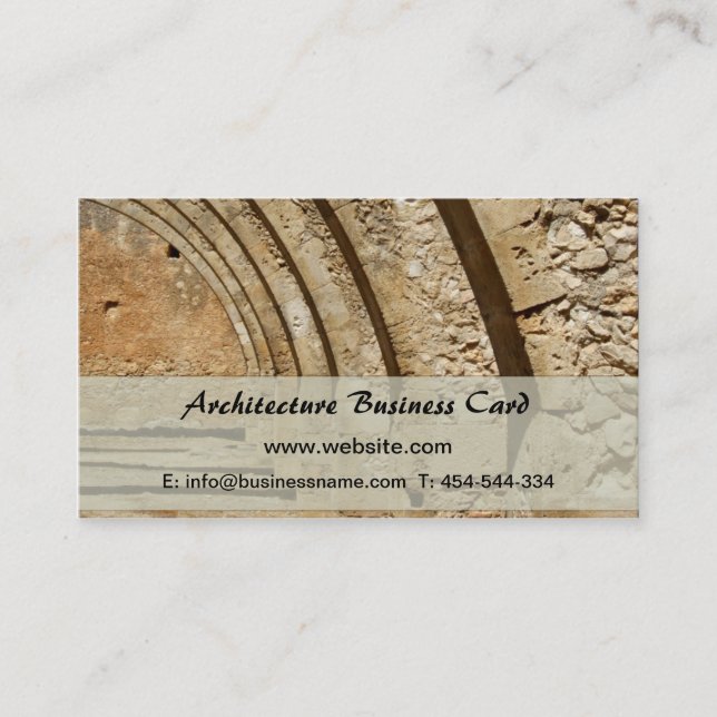 Architecture Business Card (Front)