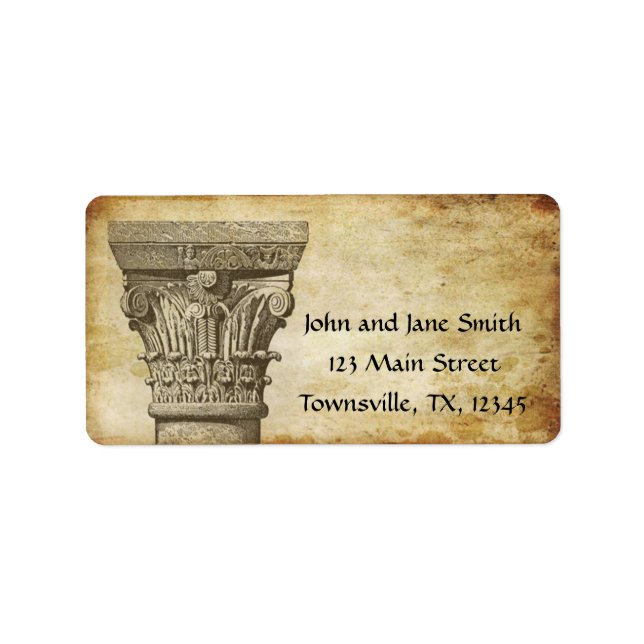 Architecture Column Label (Front)