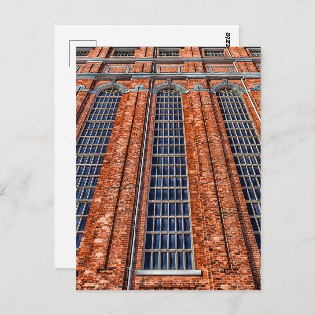 Architecture detail of the Central Tejo in Lisbon Postcard (Front/Back)