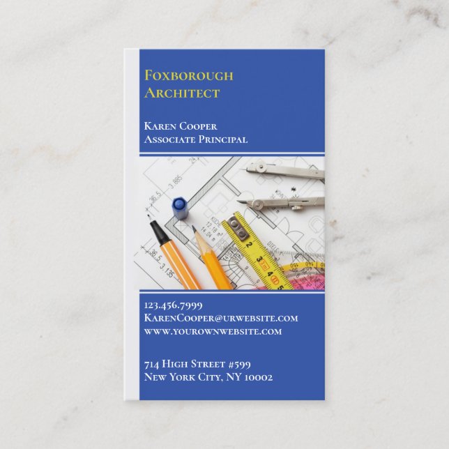 Architecture Engineering Business Card (Front)