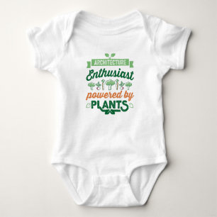 Architecture Enthusiast powered by Plants Vegan Baby Bodysuit
