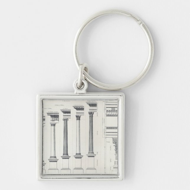 Architecture I: Orders of Architecture Key Ring (Front)