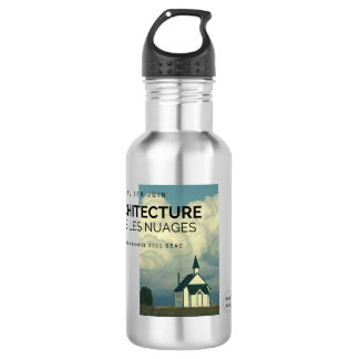 Architecture in the clouds 532 ml water bottle