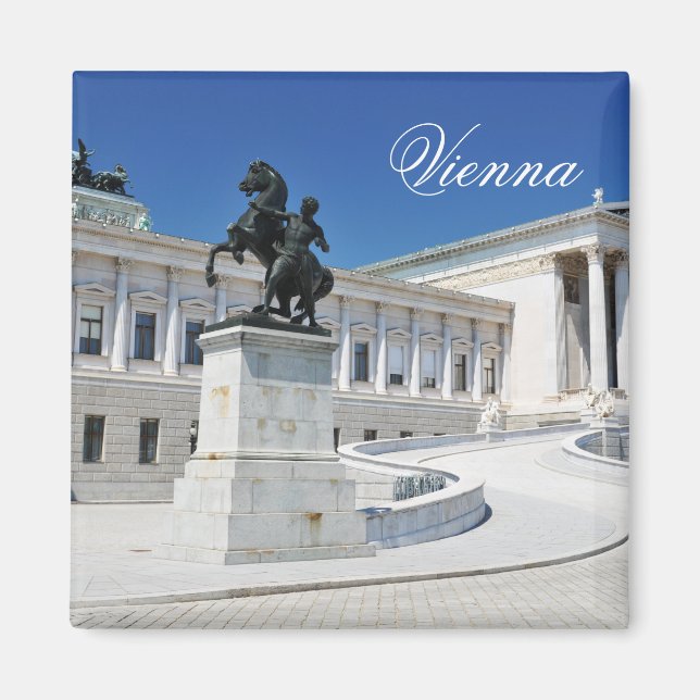 Architecture in Vienna, Austria Magnet (Front)