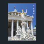 Architecture in Vienna, Austria Postcard<br><div class="desc">Architecture of Parliament in Vienna,  Austria</div>