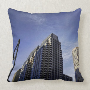 Architecture of downtown Boston Cushion