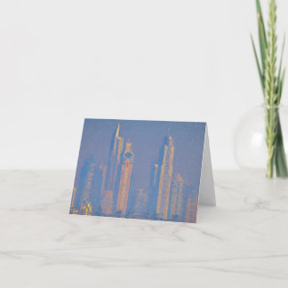 Architecture Of Dubai Art Card