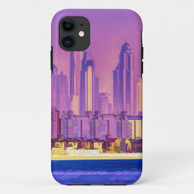 Architecture Of Dubai Art Case-Mate iPhone Case (Back)
