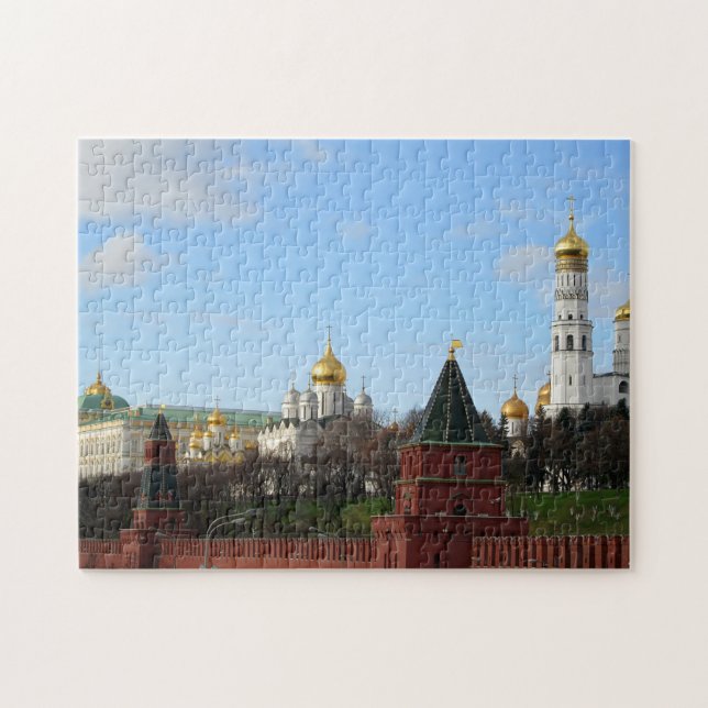 Architecture of Moscow Kremlinin, Russia Jigsaw Puzzle (Horizontal)