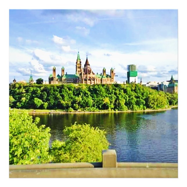 Architecture of Parliament Hill Ottawa. Buy Now Photo Print (Front)
