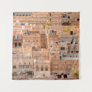 Architecture of the Old Town of Sana'a, Yemen. UNE Tapestry