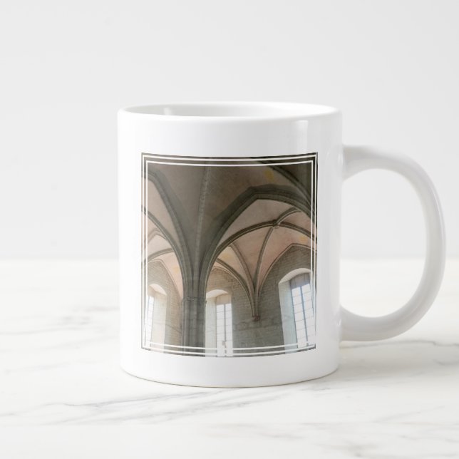 Architecture Of The Papal Palace Large Coffee Mug (Right)