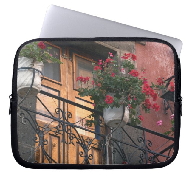Architecture on the streets of San Miguel de Laptop Sleeve (Front)