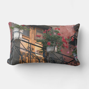 Architecture on the streets of San Miguel de Lumbar Cushion