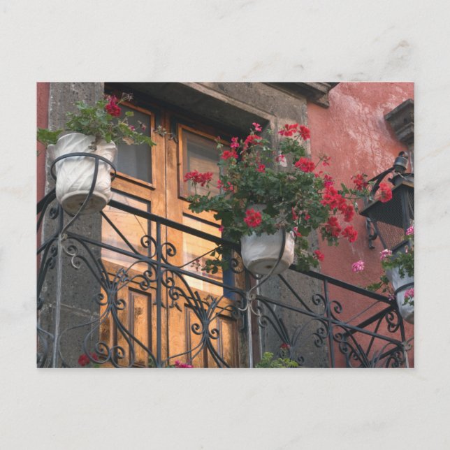 Architecture on the streets of San Miguel de Postcard (Front)