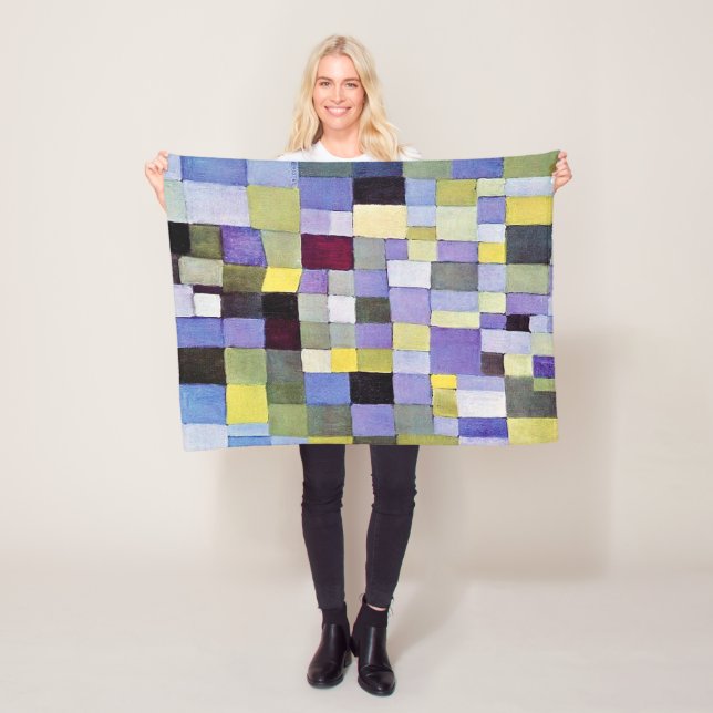 Architecture, Paul Klee Fleece Blanket (In Situ)
