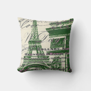 architecture victory gate paris eiffel tower outdoor cushion