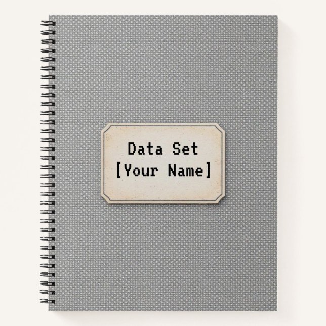 Archive Dot Matrix | Data-Driven Minimalist Design Notebook (Front)