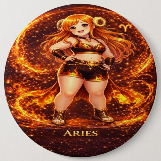 Archive Galaxy: Aries Phoenix 6 Cm Round Badge (Front)