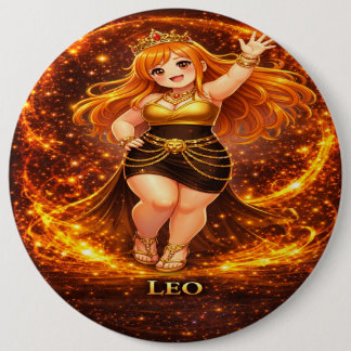 Archive Galaxy: Leo Solar Queen 6 Cm Round Badge
