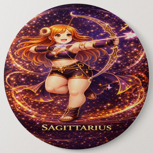 Archive Galaxy: Sagittarius Archer 6 Cm Round Badge (Front)