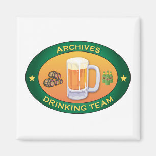 Archives Drinking Team Magnet
