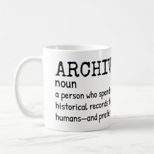 Archivist Gift Mug – Funny Definition Design