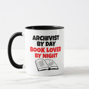Archivist Loves Reading Mug