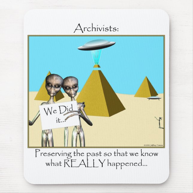 Archivists - Preserving the Past (Aliens) Mouse Pad (Front)