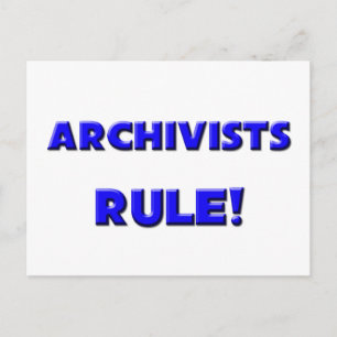 Archivists Rule! Postcard