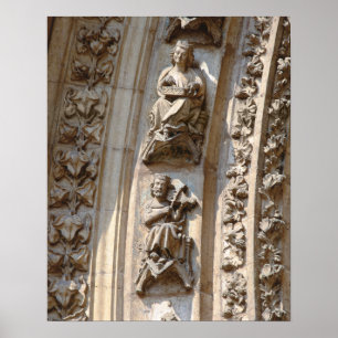 Archivolt of the Central Portal of the West Facade Poster
