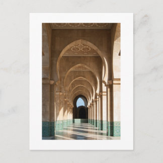 Archway at Hassan II Mosque, Casablanca, Morocco Postcard