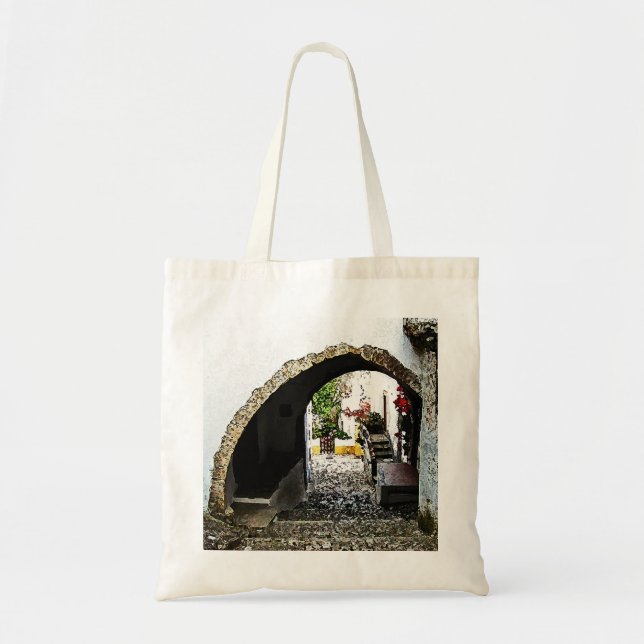 Archway in Obidos Portugal Tote Bag (Front)