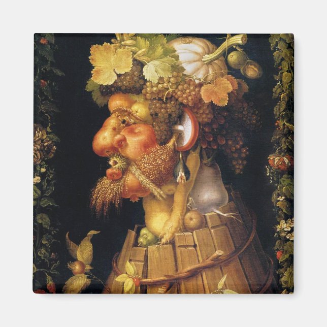 Arcimboldo Autumn Magnet (Front)