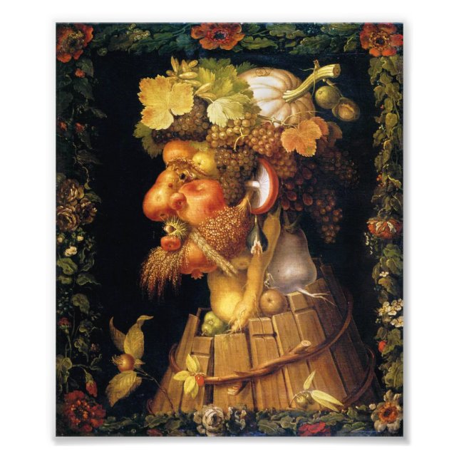 Arcimboldo Autumn Photo Print (Front)